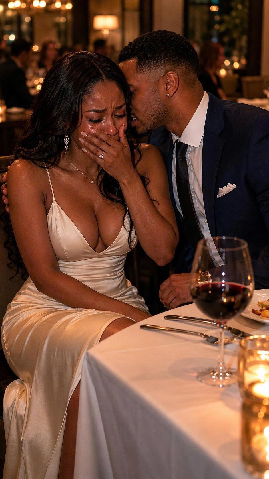 My Husband Texted Me “I’m Stuck At Work. Happy 2nd Anniversary, Babe,” But I Was Sitting Two Tables Away Watching Him Kiss Another Woman Just As I Was About To Confront Him, A Stranger Whispered, “Stay Calm… The Real Show’s About To Start,” Leading To A Shocking Twist That Exposed Secrets, Lies, And Betrayal In Ways I Never Expected
