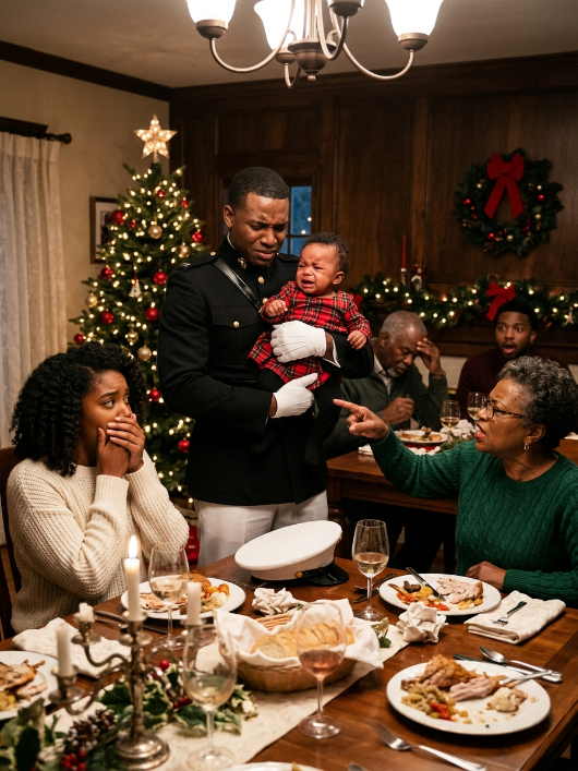 My Sister Slapped My Baby at Christmas Dinner — And My Husband’s Response Left the Entire Room Frozen