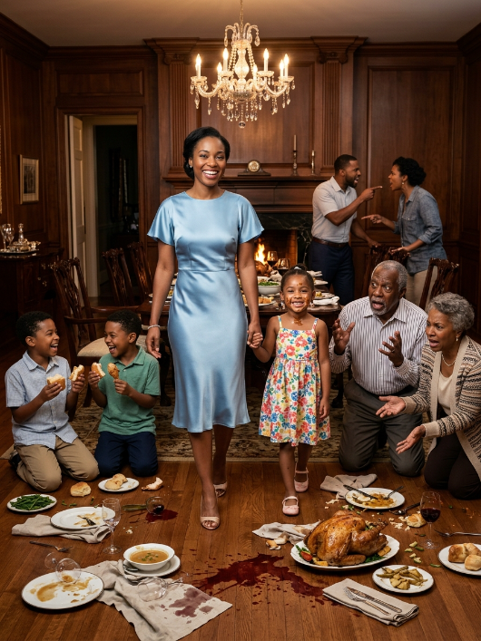 I never told my in-laws’ family I owned a five-billion-dollar empire. To them, I was still “the useless housewife.” At Christmas dinner, my MIL threw away my 8-year-old’s favorite dress. “It looks so cheap,” she scoffed. My daughter broke down in tears. I looked at my CEO sister-in-law, and she smirked. “How embarrassing.” I didn’t argue. I didn’t raise my voice. I simply showed them who I really was—and that was the moment their world began to collapse.