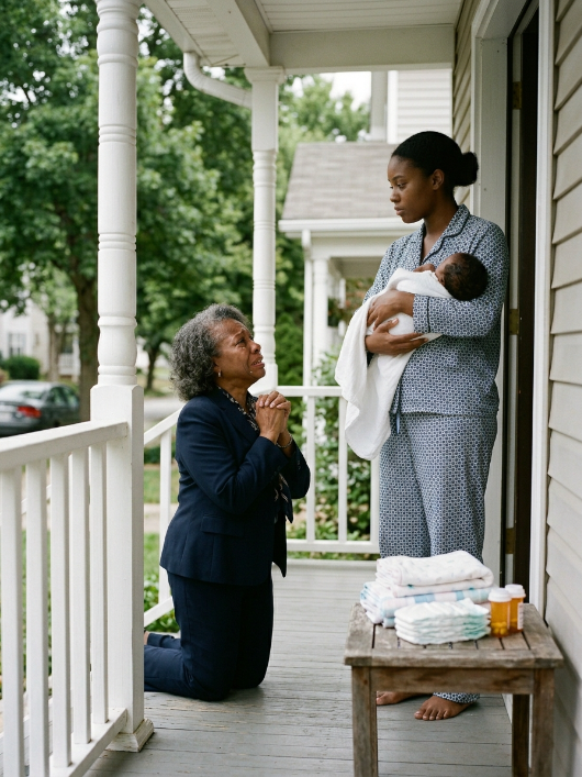 “At a family dinner, I said, “I’m about to give birth.” My parents sneered, “Call a cab. We’re busy.” I drove myself to the ER in unbearable pain. A week later, my mom showed up at my door and said, “Let me see the baby.”