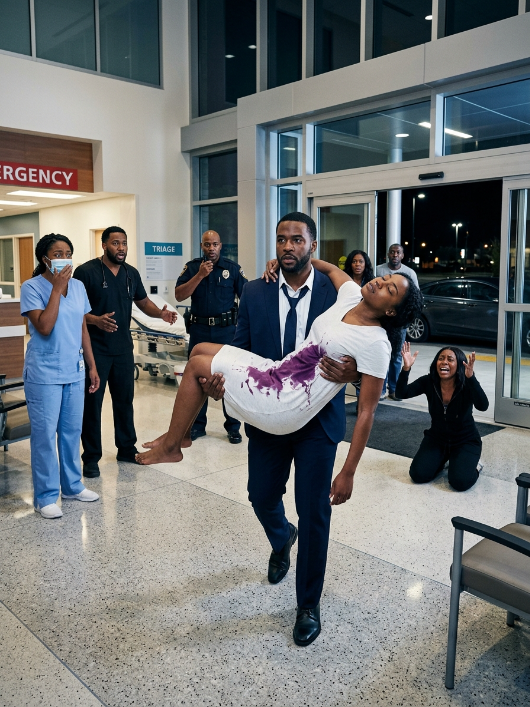 My mother-in-law pushed me down the stairs at 9 months pregnant because I “walked too loud.” As I lay bleeding, she hissed, “Lose the baby or lose your life; my son needs a wealthy wife.”