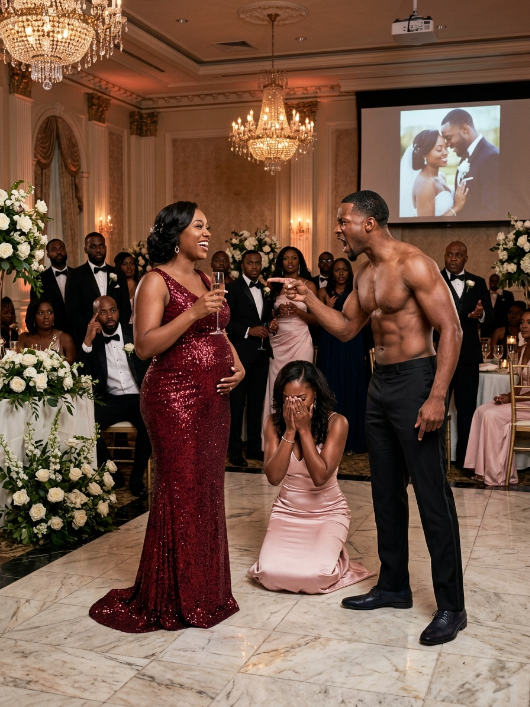 During our $10 million mansion housewarming party, I went up to the master suite to rest my heavy pregnant belly. When I opened the door, I found my fiancé and my young stepmother tangled in my custom silk sheets. I gasped, but he didn’t panic. He calmly got up, locked the heavy oak door, and smirked.