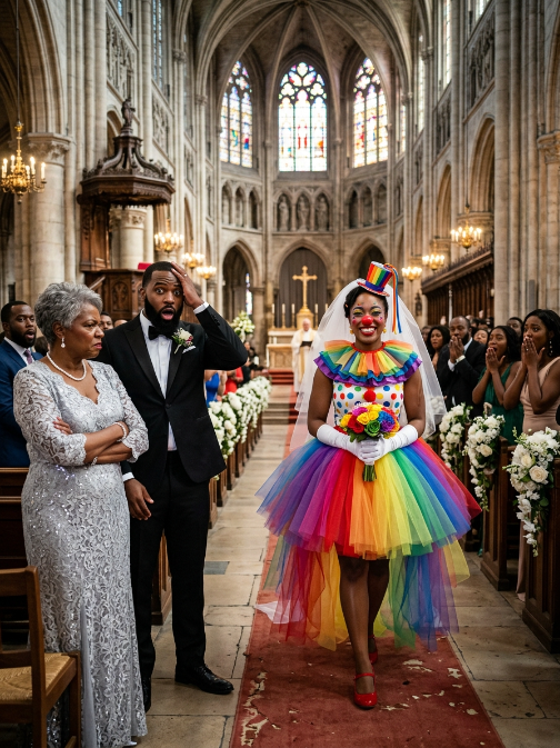 My mother-in-law replaced my wedding dress with a clown costume, so I wore it anyway. The morning of my wedding, I unzipped the garment bag holding the dress I’d spent eight months choosing. The one I’d saved for. The one that was supposed to make me feel like a bride. Instead, I found bright colors, oversized fabric… and a red nose. My maid of honor, Sarah, froze. “What is this?” I just stared at it—and then I laughed. Because I knew exactly who was behind it.