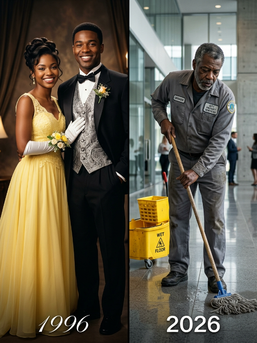 My Father Abandoned My Pregnant Mom on Graduation Night—30 Years Later, I Found Him Mopping the Floors in My Company and Discovered the Sh0cking Truth