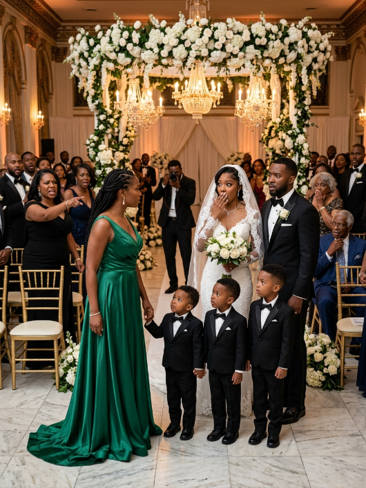 I Took My 5-Year-Old Triplets to My Millionaire Ex-Husband’s Wedding—The Look on His Family’s Faces Changed Everything