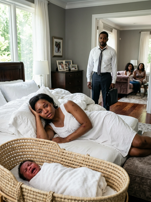 I Returned from a Business Trip to Find My Wife and Newborn Fighting for Their Lives While My Mother Called Her “Lazy” — But a Hospital Doctor Noticed Bruises on Her Wrists and Demanded the Police Be Called “If taking care of a baby is so difficult for you, maybe you never should have become a mother.”