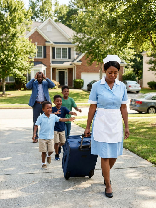 The Millionaire Fired Her as a “Thief,” Never Knowing She Was the Only Shield Protecting His Children…What the Triplets Screamed in the Street Froze His Blood—and Changed His Life Forever