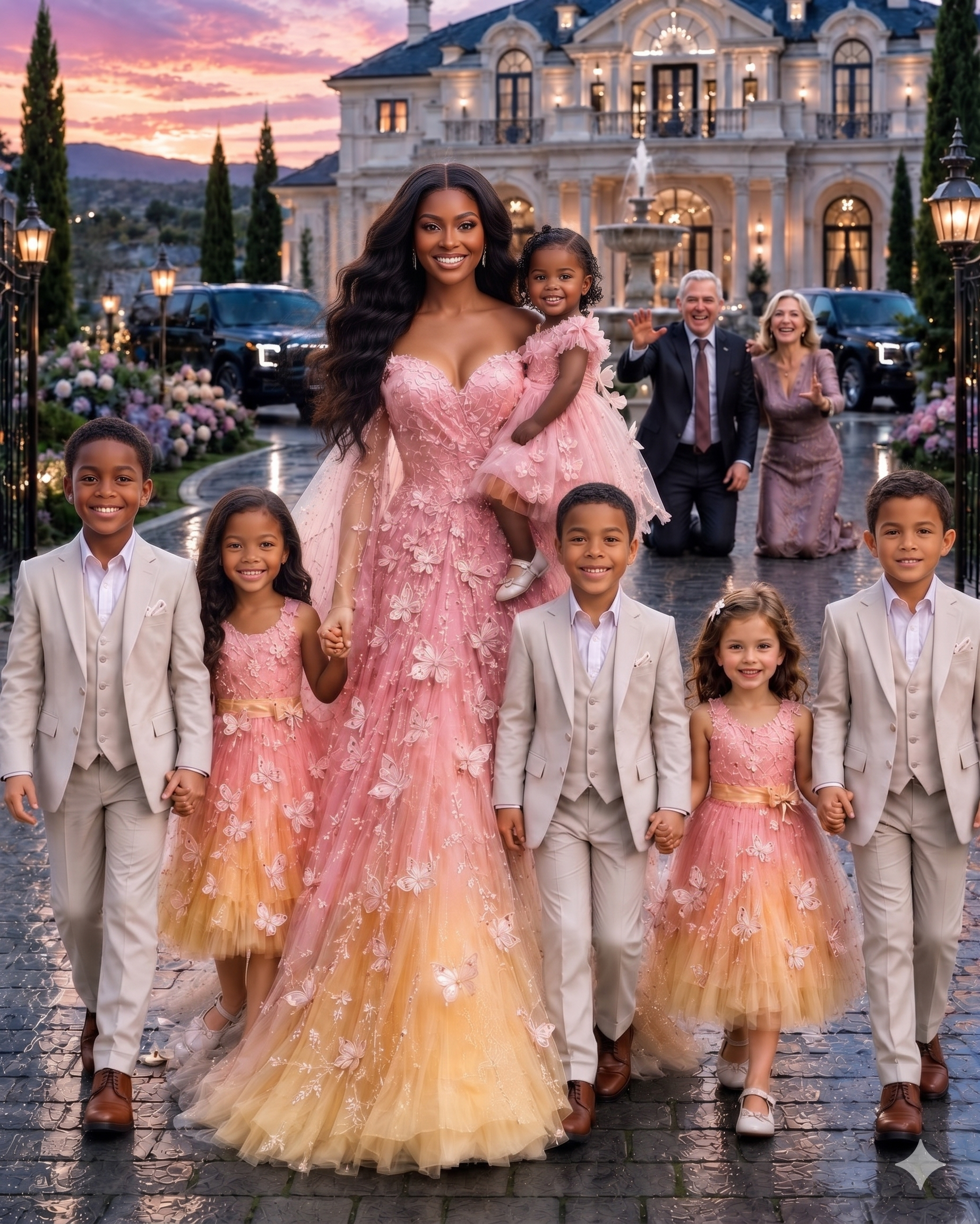 My Father-in-Law Threw Me and My Six Children Into the Rain Just Eight Days After My Husband’s Funeral. “Only Real Blood Belongs Here,” He Said