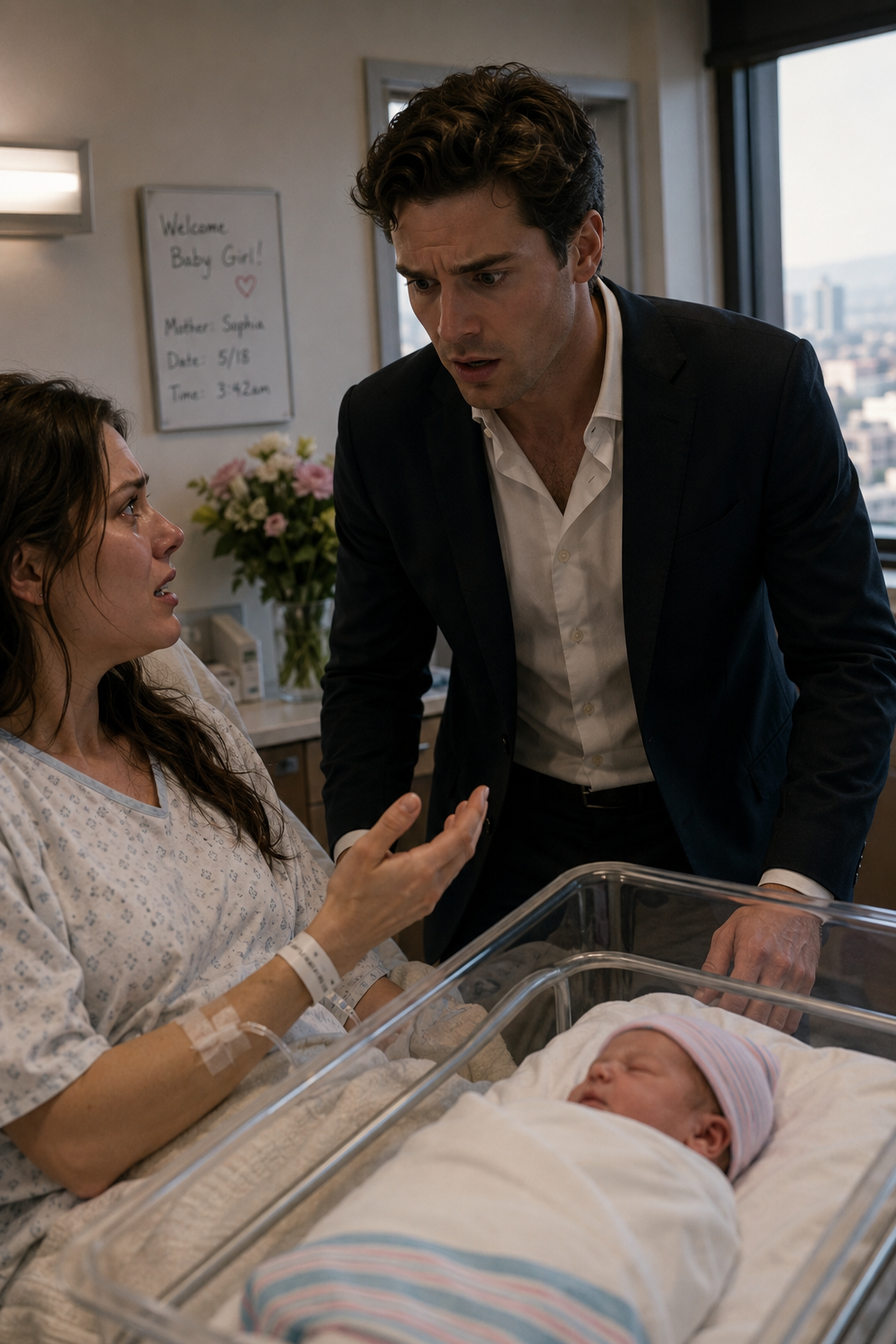 “I invited you to the wedding because she demanded it. She wanted proof you were completely out of my life. But when I told her you’d just given birth…”