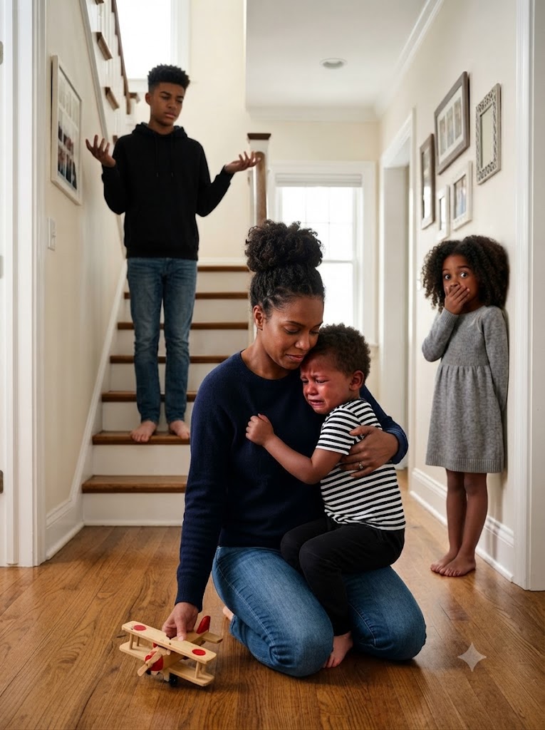 My stepson smashed my 8-year-old son’s handmade airplane, looked me in the eye, and said I was not his real mom—so that night, I stopped being the bank account, chauffeur, and invisible safety net his father had let him disrespect, canceled every privilege tied to my name, changed the locks, packed his things, and uncovered who had been teaching him to treat me like trash all along