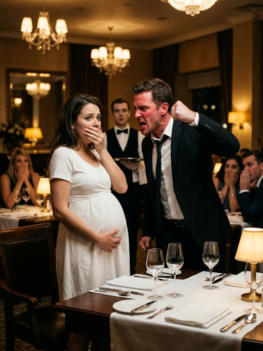 I was six months pregnant when my husband leaned across a table in a Manhattan restaurant and hissed, ‘You have no idea who you married.’ I thought finding his divorce papers and proof of his affair was the worst betrayal of my life—until he slapped me in front of everyone. Then a waiter stepped forward and said words that changed everything: ‘Sarah… he just put his hands on the wrong woman.’ I had no idea that night would expose a secret buried for decades.