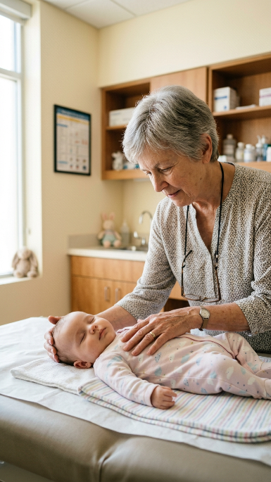 My Son And His Wife Asked Me To Watch Their Two-Month-Old While They Went Out — But No Matter How I Held Him, He Wouldn’t Stop Crying… And The Moment I Lifted His Onesie To Check What Was Wrong, My Hands Started Shaking… Because What I Saw Was Something No Baby Should Ever Have — I Grabbed My Keys And Drove Straight To The Hospital