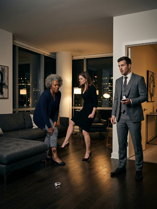 I pushed the door open, grinning—$200K in my pocket, forever in my head. Then I heard my mother’s choked gasp. “Stop… please,” she whispered. My fiancée’s heel snapped forward. “Move, old woman!” Something inside me went cold. I dropped the ring box; it skidded across the floor like a bad joke. “You want to know what you’re marrying?” I said, voice shaking. “A monster.” She turned, smirking. “And what will you do about it?” I smiled—because she had no idea what I’m capable of… and who’s about to find out.