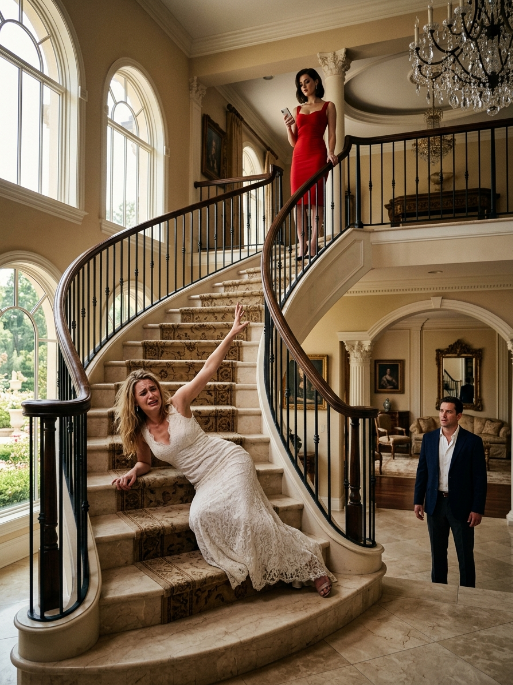 She Was Eight Months Pregnant When They Pushed Her Down 22 Marble Steps—But a Hidden Camera Caught Everything: The Affair, the Lie, and the Plan to Silence Meredith Ashford Forever, Until One ‘No’ Shattered Their Perfect Story and Turned a Mansion of Secrets Into a Courtroom Reckoning.