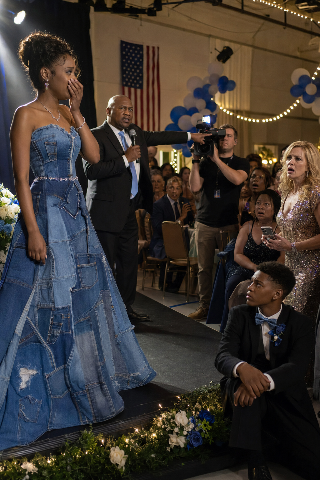 My Stepmom Refused to Give Me Money for a Prom Dress – My Brother Sewed One from Our Late Mom's Jeans Collection, and What Happened Next Made Her Jaw Drop