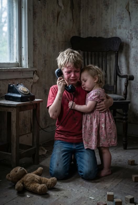 A small voice broke the silence: “Dad… my little sister won’t wake up. We’re so hungry.” Without a second thought, he grabbed them and rushed to the hospital. But what he learned there about their mother would change everything…