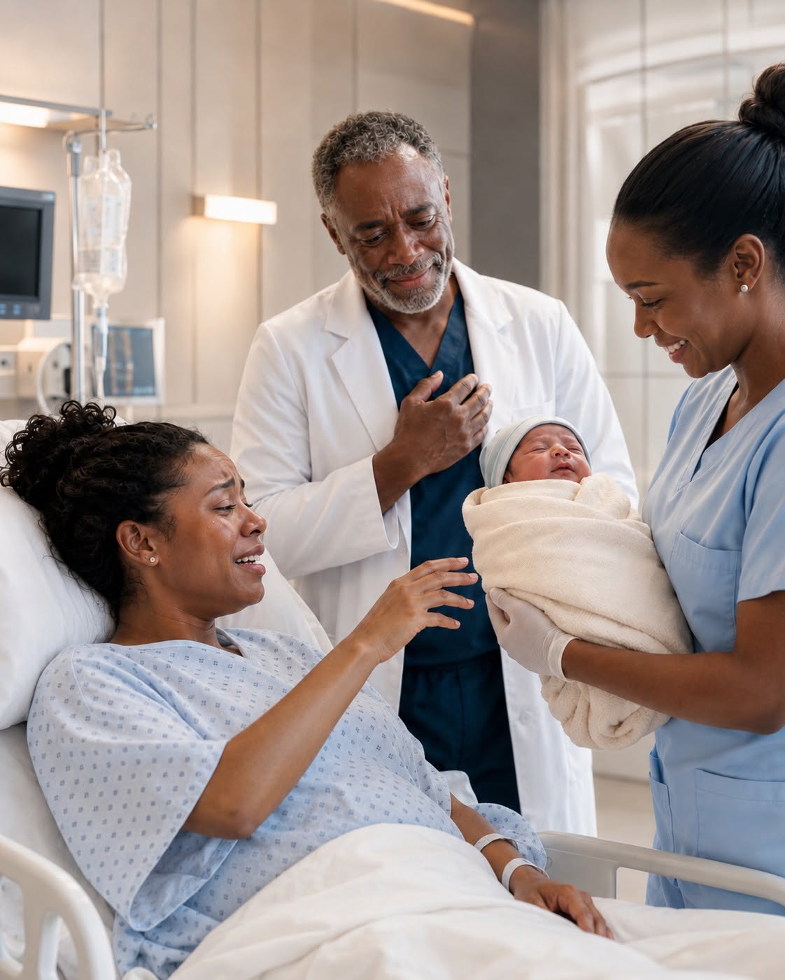 She Arrived At The Hospital To Deliver Her Baby, But The Doctor Broke Down In Tears The Moment He Saw The Newborn
