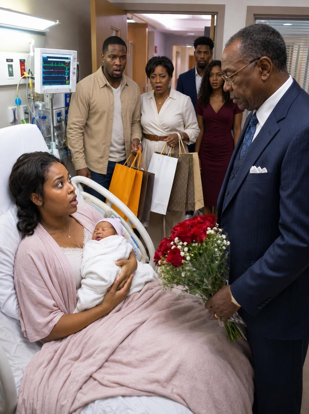 When my grandfather came in after I gave birth, his first words were, “Honey, weren’t the $250,000 I sent you every month enough?”