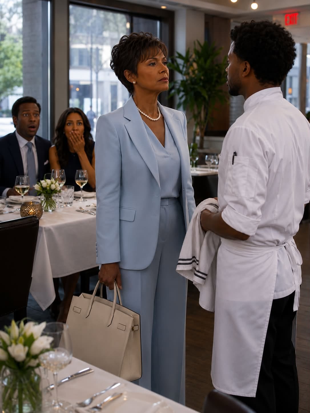 My Daughter-In-Law Ordered Lobster For Everyone Except Me, Slid Me A Glass Of Water, And My Son Looked Me In The Eye Before Saying, “Know Your Place, Mom.” I Didn’t Argue… Because Thirty Seconds Later, Someone Walked Out Of The Kitchen And Every Face At That Table Turned White