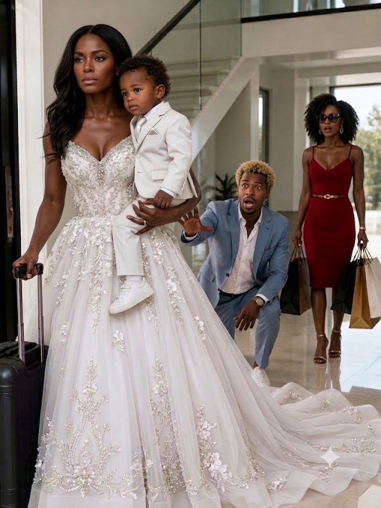 While my husband spent the day buying luxury gifts for his mistress, I quietly packed my son’s clothes and disappeared. When he finally came home, the house was empty except for a yellow envelope on the table. “Where are you?” he shouted over the phone. I smiled as he tore it open. Inside were divorce papers, bank records, and one photograph that destroyed his perfect lie. But that envelope was only the beginning of my rev:enge…