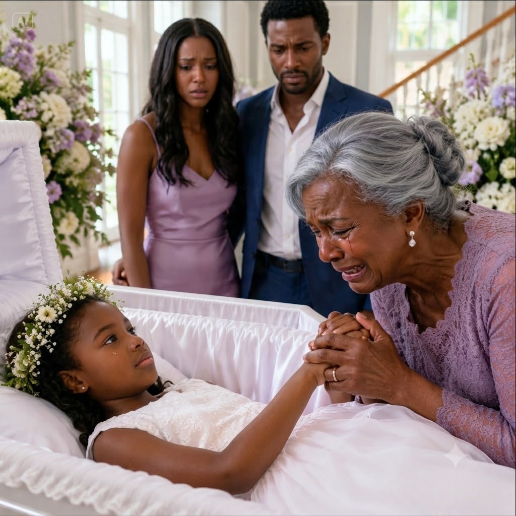 At Her 6-Year-Old Granddaughter’s Funeral, the Grandmother Opened the Coffin and Heard a Whisper: “Don’t Let Daddy Take Me Back.” Moments Later, Police Found Two Padlocks and a Hidden Key That Exposed a Much Darker Secret.