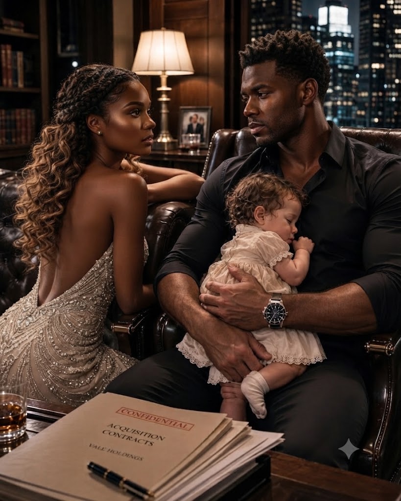 walked into my boss's office expecting to be fired for bringing my daughter to work, but instead I found the coldest billionaire in Chicago asleep with my little girl