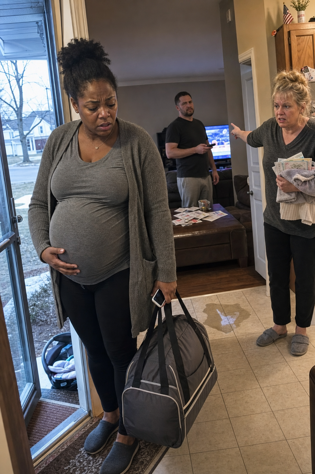 While I was in labor, I begged my husband and mother-in-law to take me to the hospital, but my mother-in-law coldly ordered me to clean the washroom or get out. The moment my water broke, everything changed, and now they are begging me to come back.