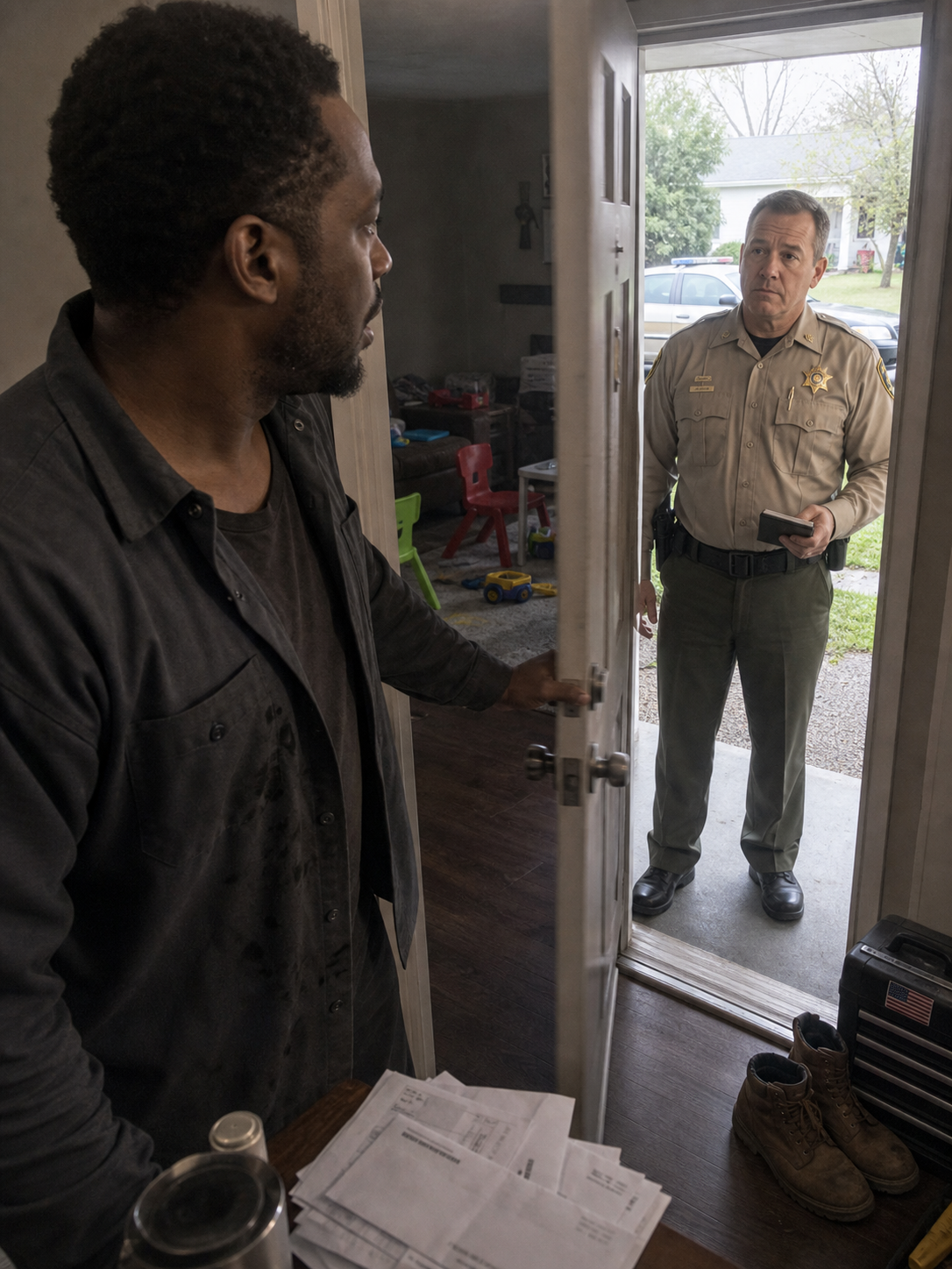 Broke Single Dad Found a Massive Stash of Cash and the Sheriff Came Knocking the Next Day to Change His