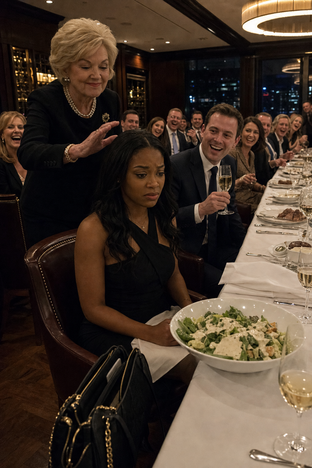 My Mother-in-Law Pushed My Face Into My Salad—Then My Husband Stopped Laughing When I Whispered One Word: Evidence