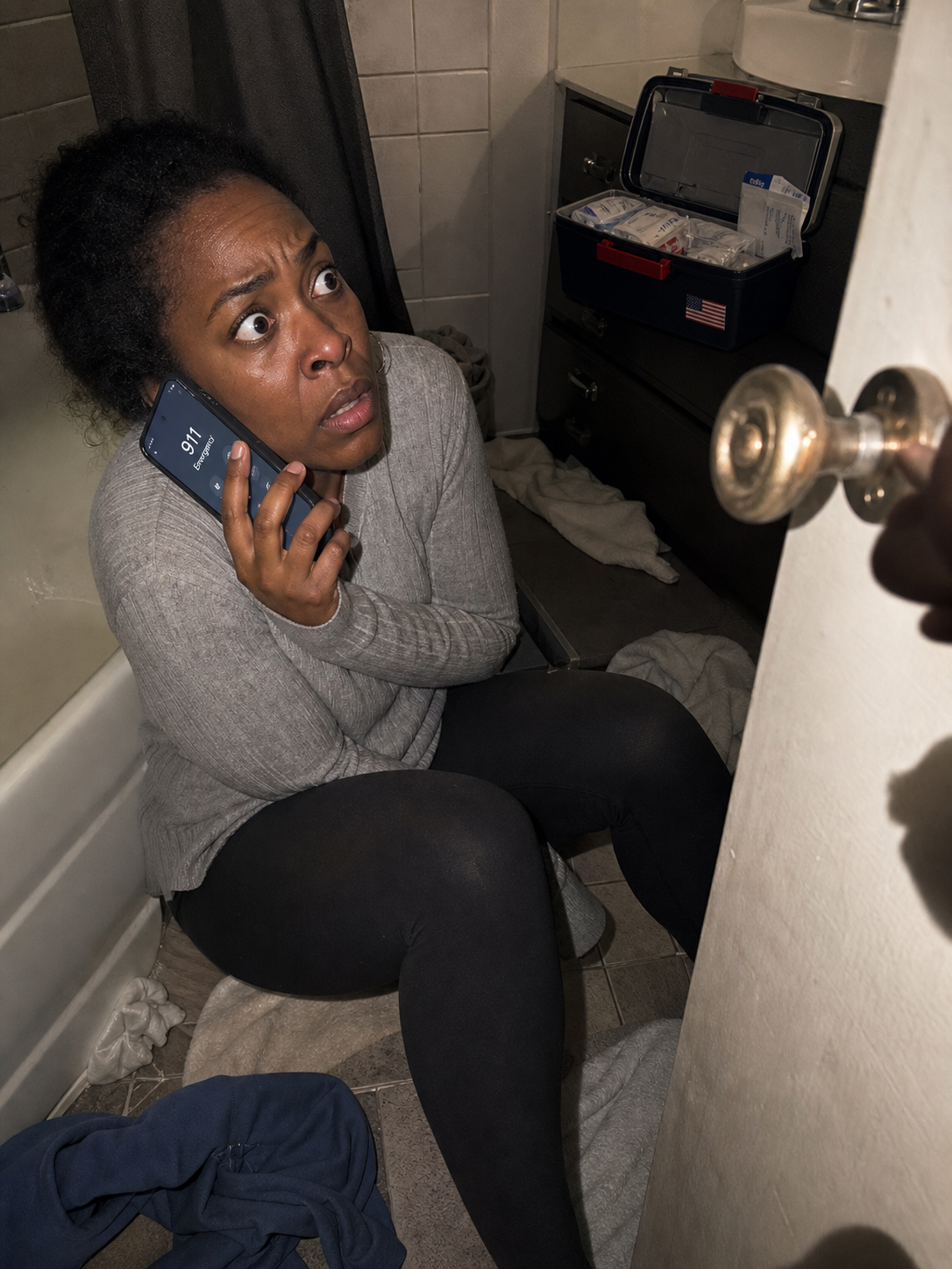 My husband cooked dinner, and right after my son and I ate, we collapsed.