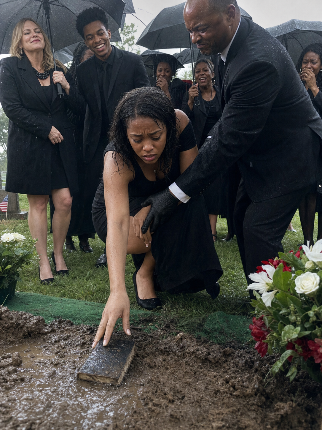 "AT THE FUNERAL, MY GRANDMA LEFT ME HER SAVINGS BOOK. MY FATHER THREW IT ONTO THE GRAVE: 'IT'S USELESS. LET IT STAY BURIED.' I TOOK IT BACK AND WENT TO THE BANK. THE CLERK TURNED WHITE: 'CALL THE POLICE - DO NOT LEAVE'