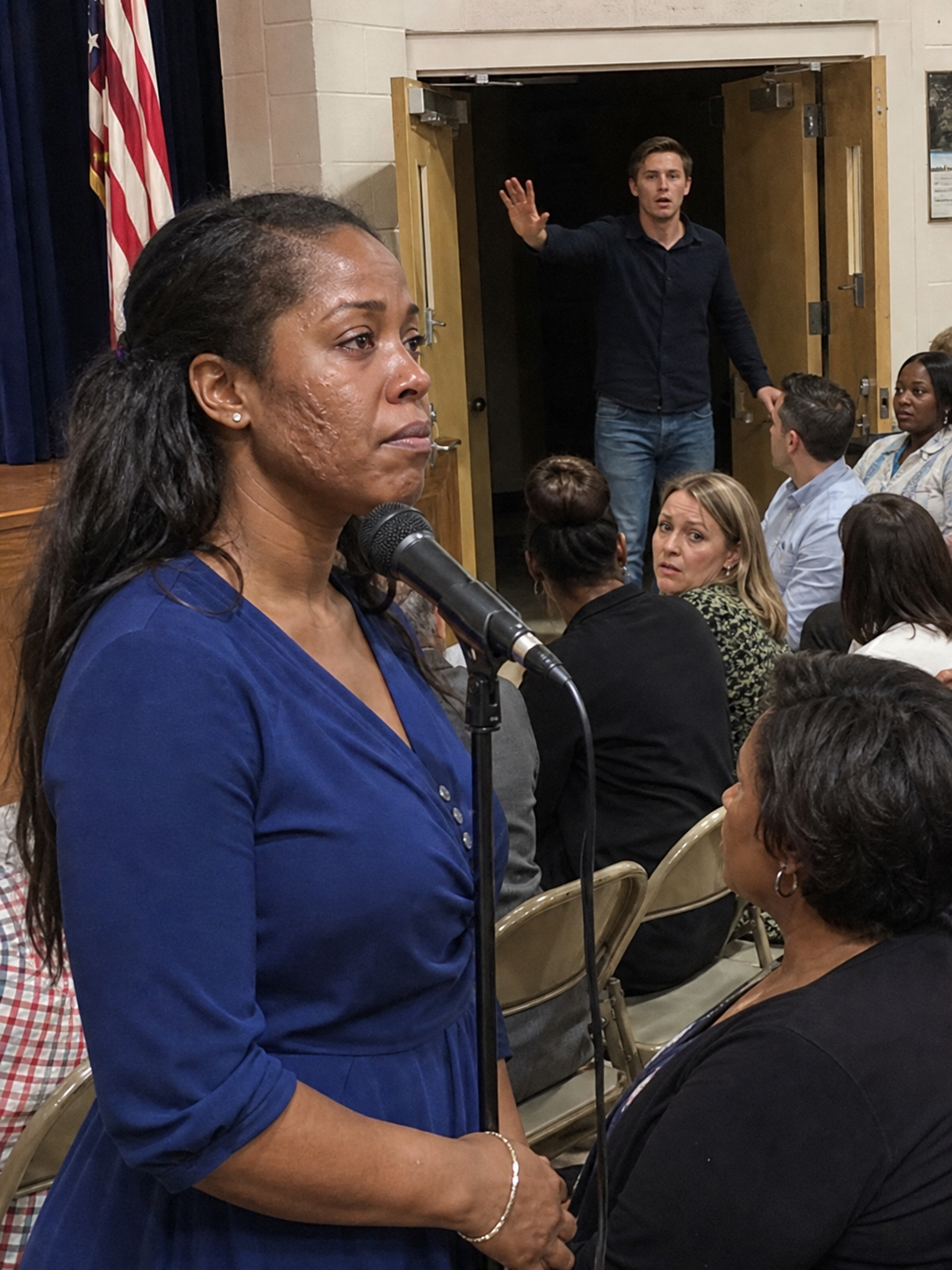 My Daughter Didn’t Want Me at Her School Because of My Face — Until Someone Walked In and Said,
