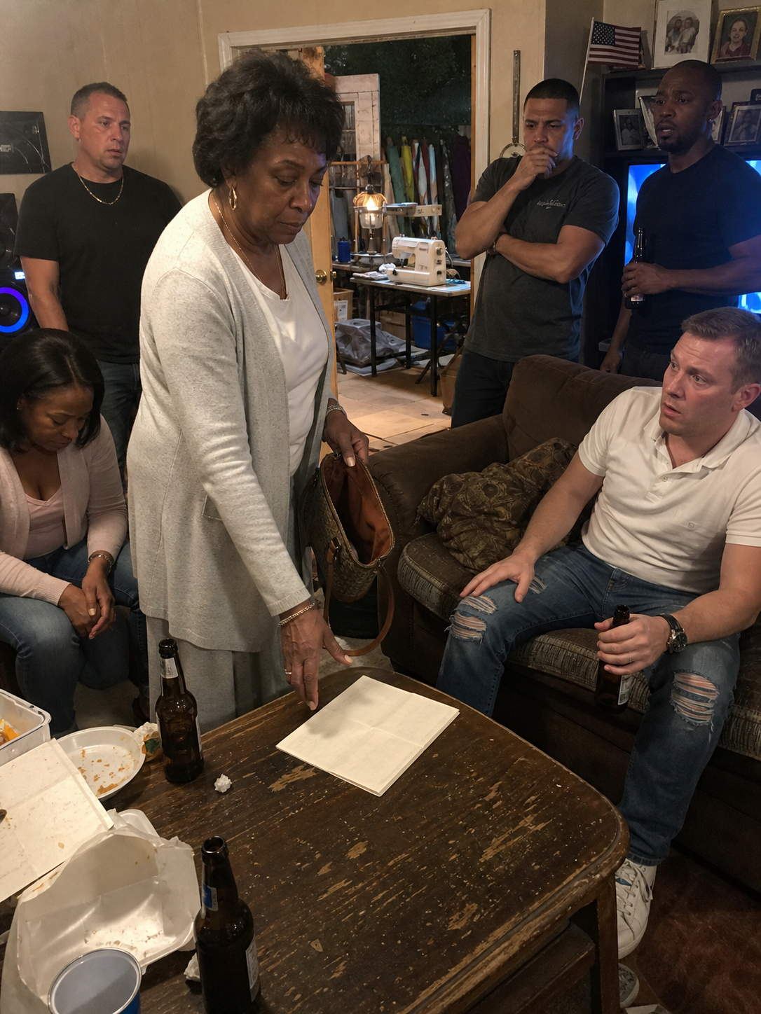 My daughter looked down. So did I. But instead of crying, I opened my purse, took out a piece of paper that had been folded for 23 days, and laid it on the table