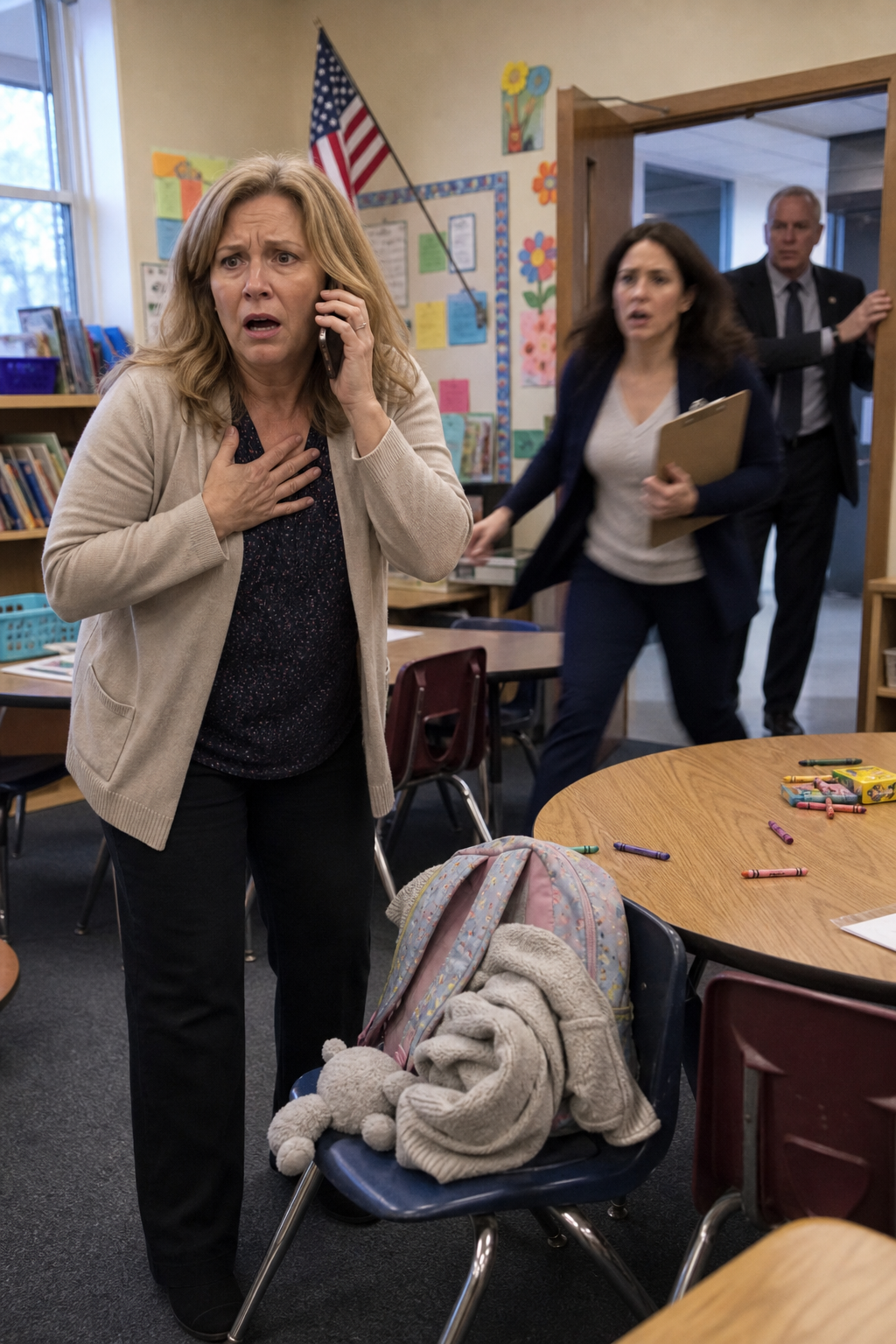 A Quiet First-Grade Girl Sat Alone in the Back of the Classroom, Begging Her Teacher Not to Tell Anyone