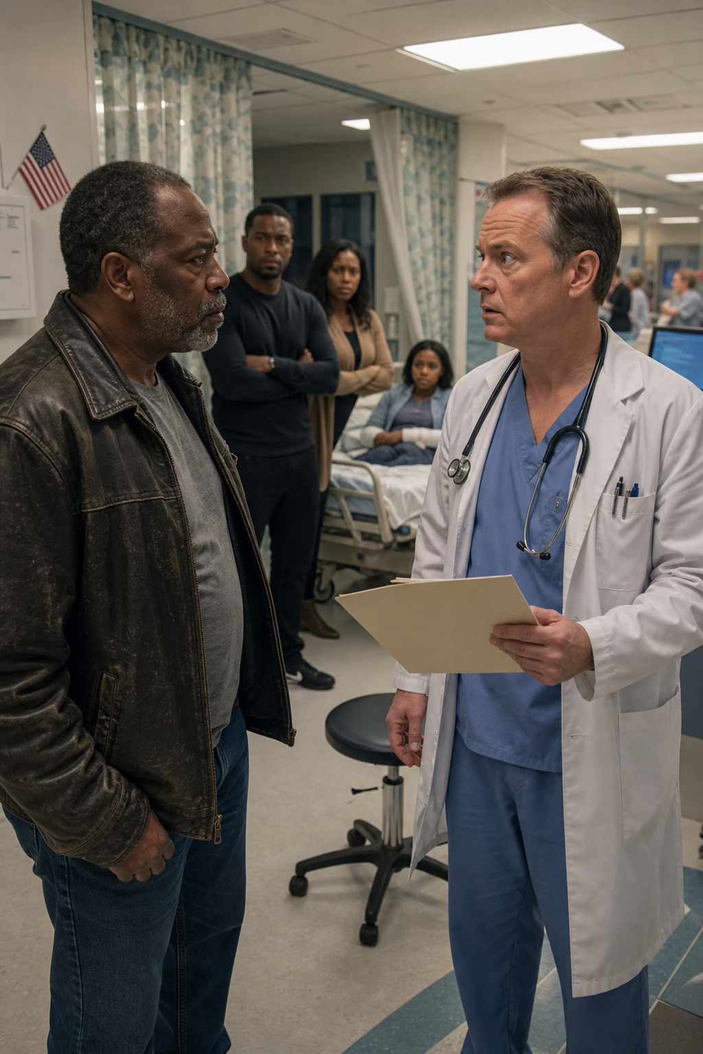 “Grandpa… I’m At The Hospital. My Stepmom Broke My Wrist. Dad Chose To Believe Her.” When I Walked In, The Doctor Froze. “Clear The Room. I Know This Man.”