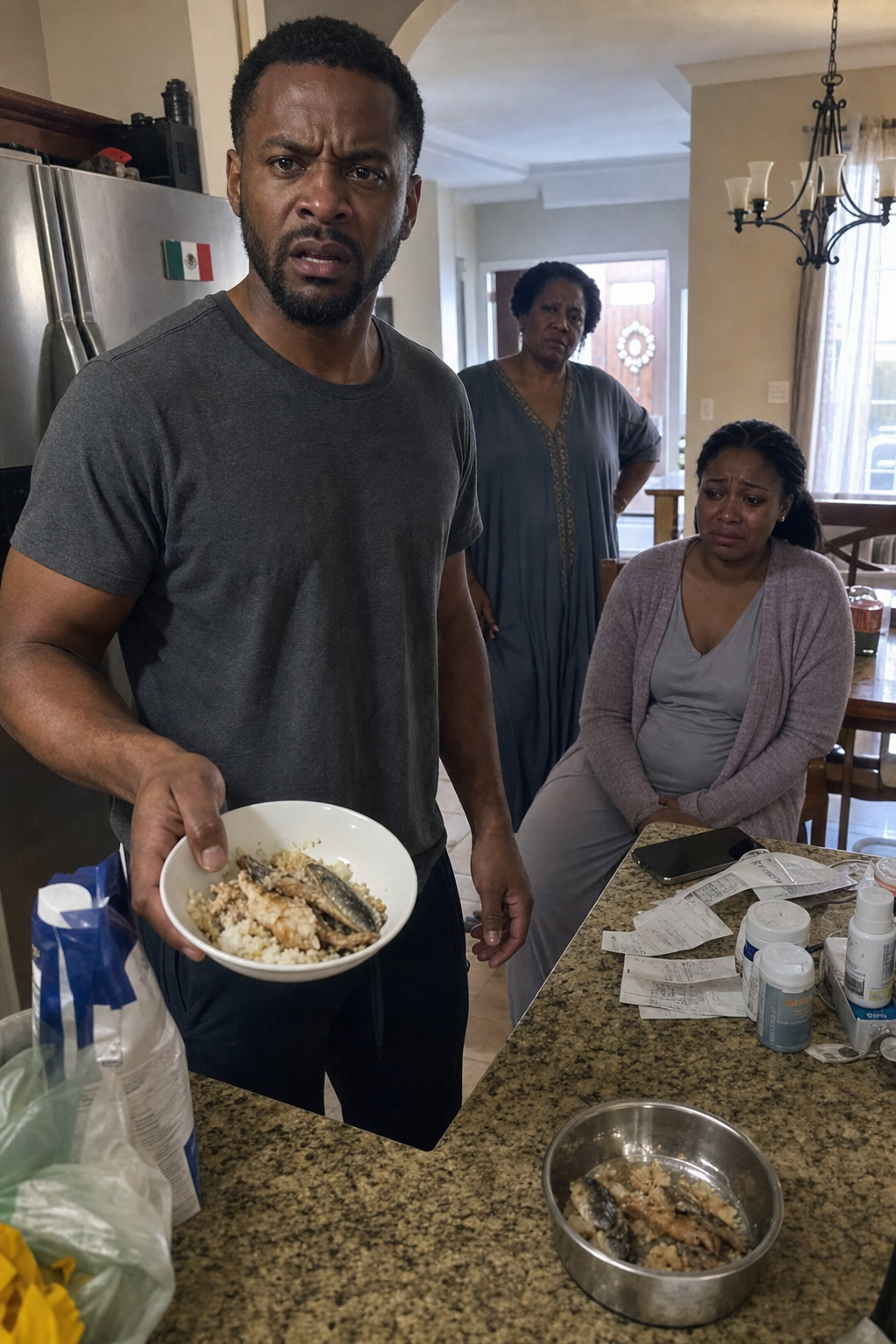 I give my mother 1.5 million pesos a month to take care of my wife after she gives birth. But when I came home unexpectedly early, I found her secretly eating a bowl of spoiled rice mixed with fish heads and bones. What happened next was even more terrifying…