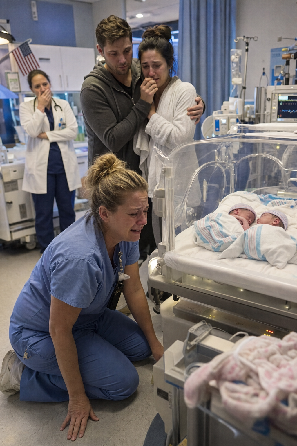 When a Nurse Placed a Healthy Baby Beside Her Fading Twin… What Happened Next Brought Everyone to Their Knees