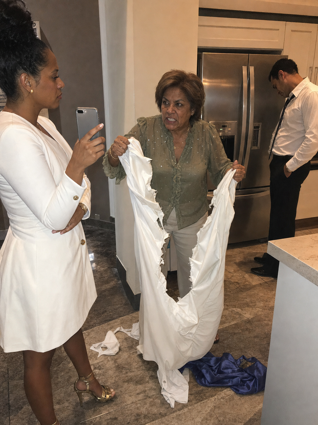 Your Mother-in-Law Tore Your Dress and Said Her Son Paid for Everything — The Next Morning, She Learned You Owned the House, the Company