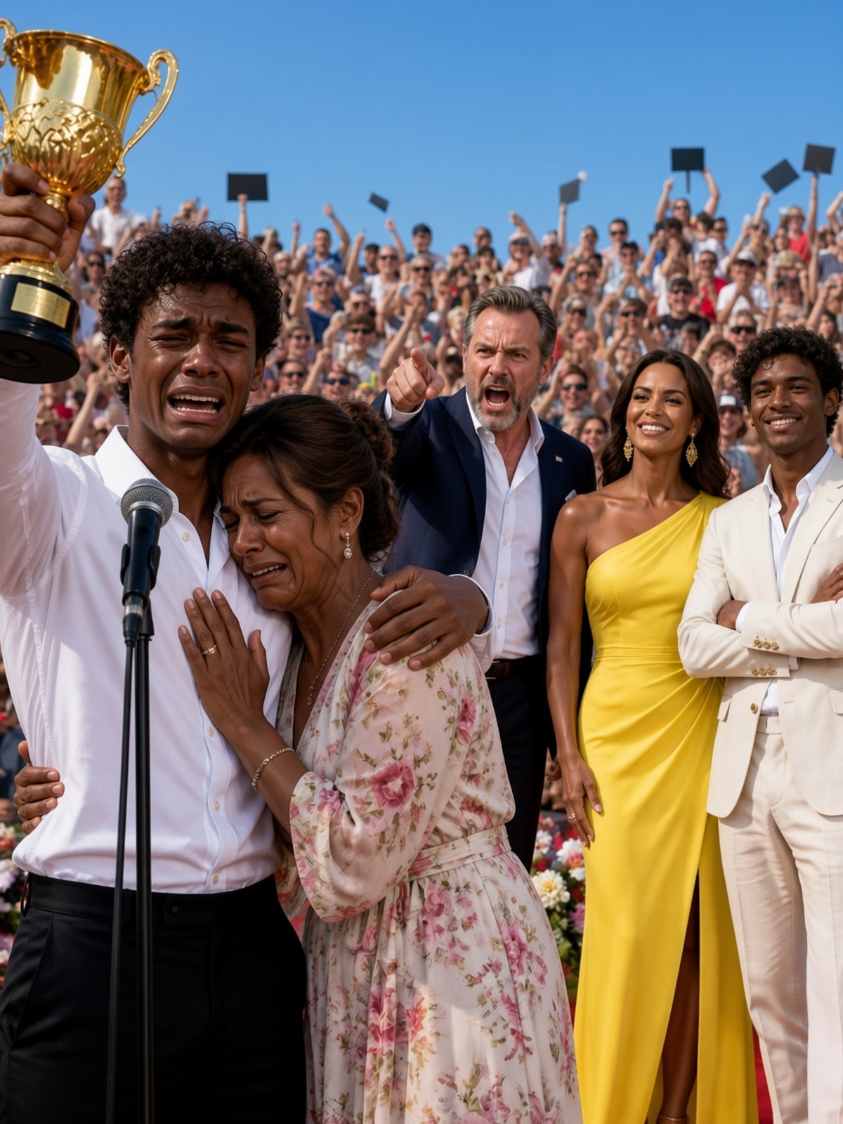 MY HUSBAND ABANDONED OUR SON'S AWARD CEREMONY FOR HIS MISTRESS'S SON'S SCHOOL REUNION — WHEN MY BOY ACCEPTED HIS TROPHY, HE SAID "MY FATHER DIED YEARS AGO"