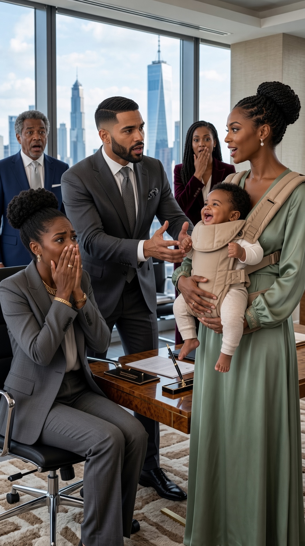 One year after I walked away, I returned to my billionaire husband’s divorce meeting carrying the little girl he never knew was his—then his father finally confessed to the one decision that had quietly broken our family apart.