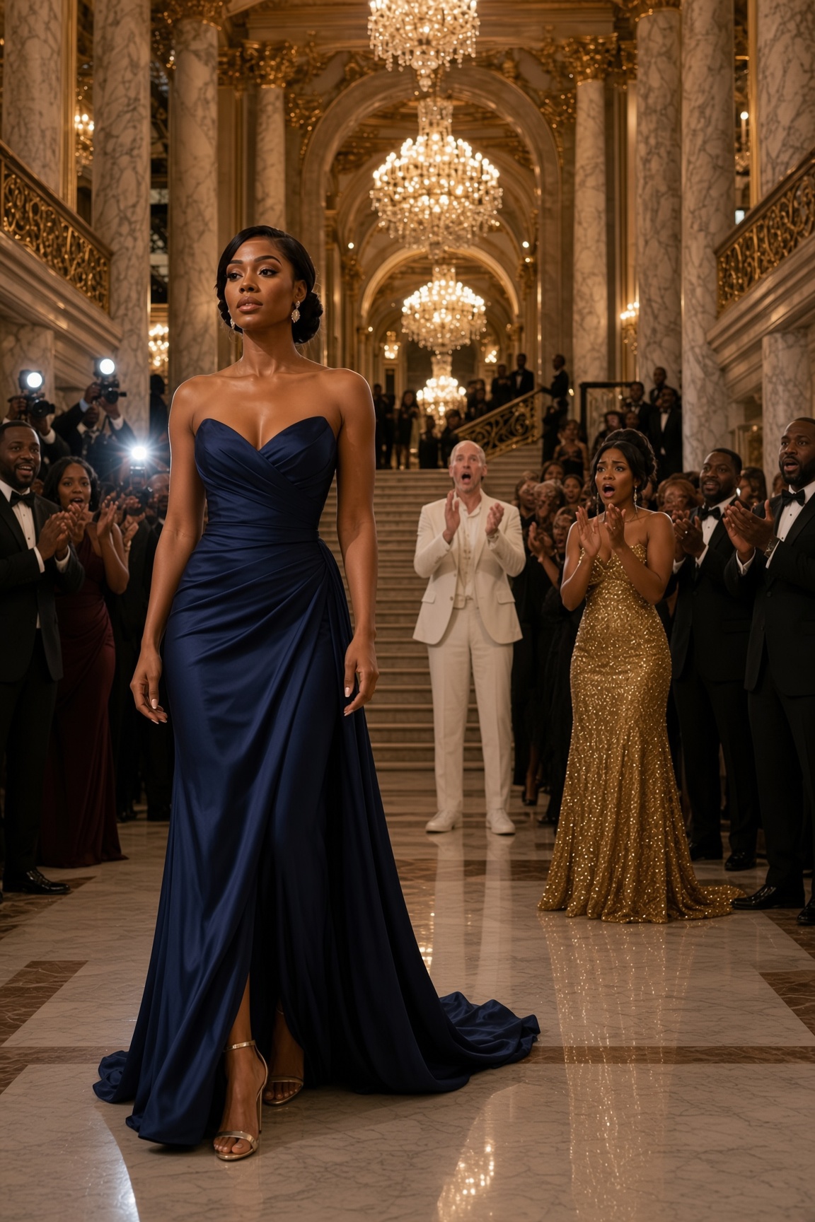 MY HUSBAND LOCKED ME OUT OF THE GALA HE WAS HOSTING AND BROUGHT HIS MISTRESS INSTEAD — "THE LIGHTS GIVE HER MIGRAINES," HE TOLD THE PRESS. THEN I WALKED IN AND THE WHOLE ROOM STOOD UP