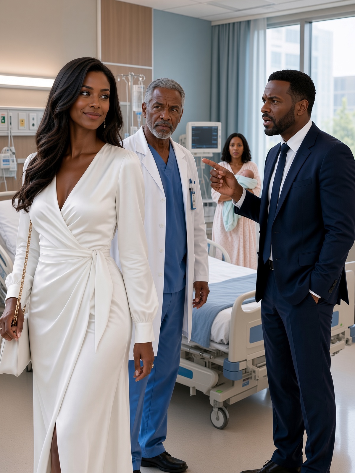 ONE YEAR AFTER OUR DIVORCE, MY EX-HUSBAND PUBLICLY MOCKED ME IN THE HOSPITAL, CALLING ME BARREN — THEN PROUDLY INTRODUCED THE SON HE HAD WITH MY BEST FRIEND. TWO MINUTES LATER, A DOCTOR STEPPED OFF THE ELEVATOR AND DROPPED THE BABY BOTTLE FROM HER HANDS