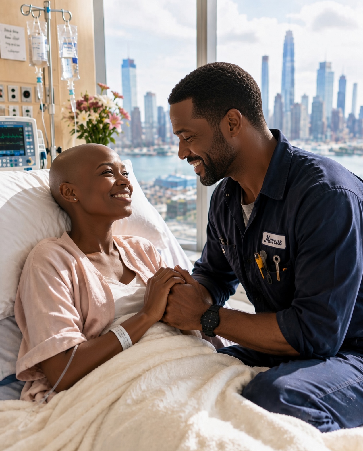 BELIEVING SHE WAS GOING TO DIE THAT NIGHT, A MULTIMILLIONAIRE CALLED HER EX AND BEGGED "JUST STAY WITH ME UNTIL IT'S OVER" — SHE DIALED THE WRONG NUMBER, AND A WIDOWED ELECTRICIAN SHOWED UP AT THE HOSPITAL INSTEAD