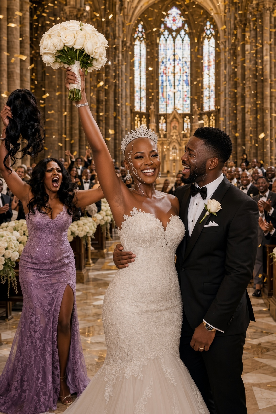 BEFORE MY $5 MILLION WEDDING, MY CRUEL SISTER HID MY VEIL TO MOCK THE SCARS FROM MY CHILDHOOD FIRE — "A DAMAGED BRIDE FOR A PERFECT GROOM. YOU LOOK LIKE KINDLING," SHE SNEERED. I WIPED MY LIPSTICK, WALKED OUT BAREFACED, AND PUT ON MY GRANDMOTHER'S DIAMOND TIARA INSTEAD