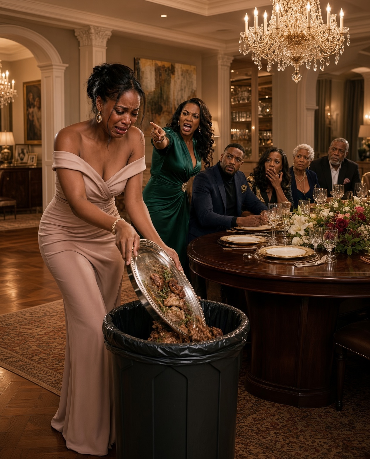 Three days after my wedding, my mother-in-law humiliated me in front of the entire family because I wouldn’t serve my sister-in-law.