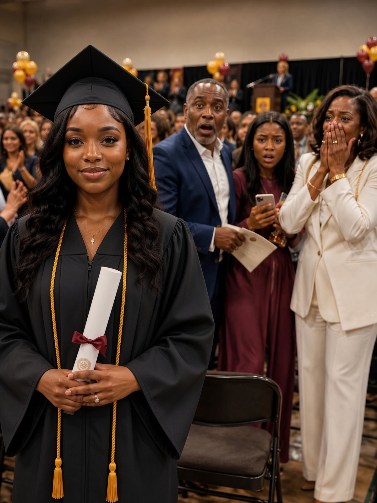 MY PARENTS TOLD ME TO TAKE THE BUS TO MY HARVARD GRADUATION BECAUSE THEY WERE TOO BUSY BUYING MY SISTER A TESLA — THEY SHOWED UP EXPECTING TO WATCH ME QUIETLY CROSS THE STAGE, THEN THE DEAN SAID MY NAME AND MY FATHER DROPPED HIS PROGRAM