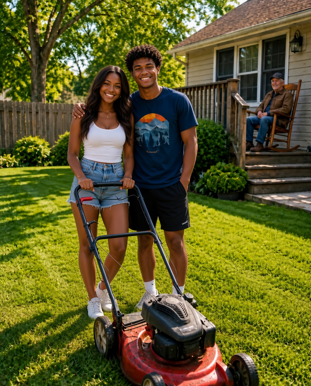 MY TEENAGE SON MOWED OUR LONELY NEIGHBOR'S LAWN FOR FREE EVERY SATURDAY FOR FOUR YEARS — WHAT WAS WAITING FOR HIM AFTER THE FUNERAL CHANGED EVERYTHING