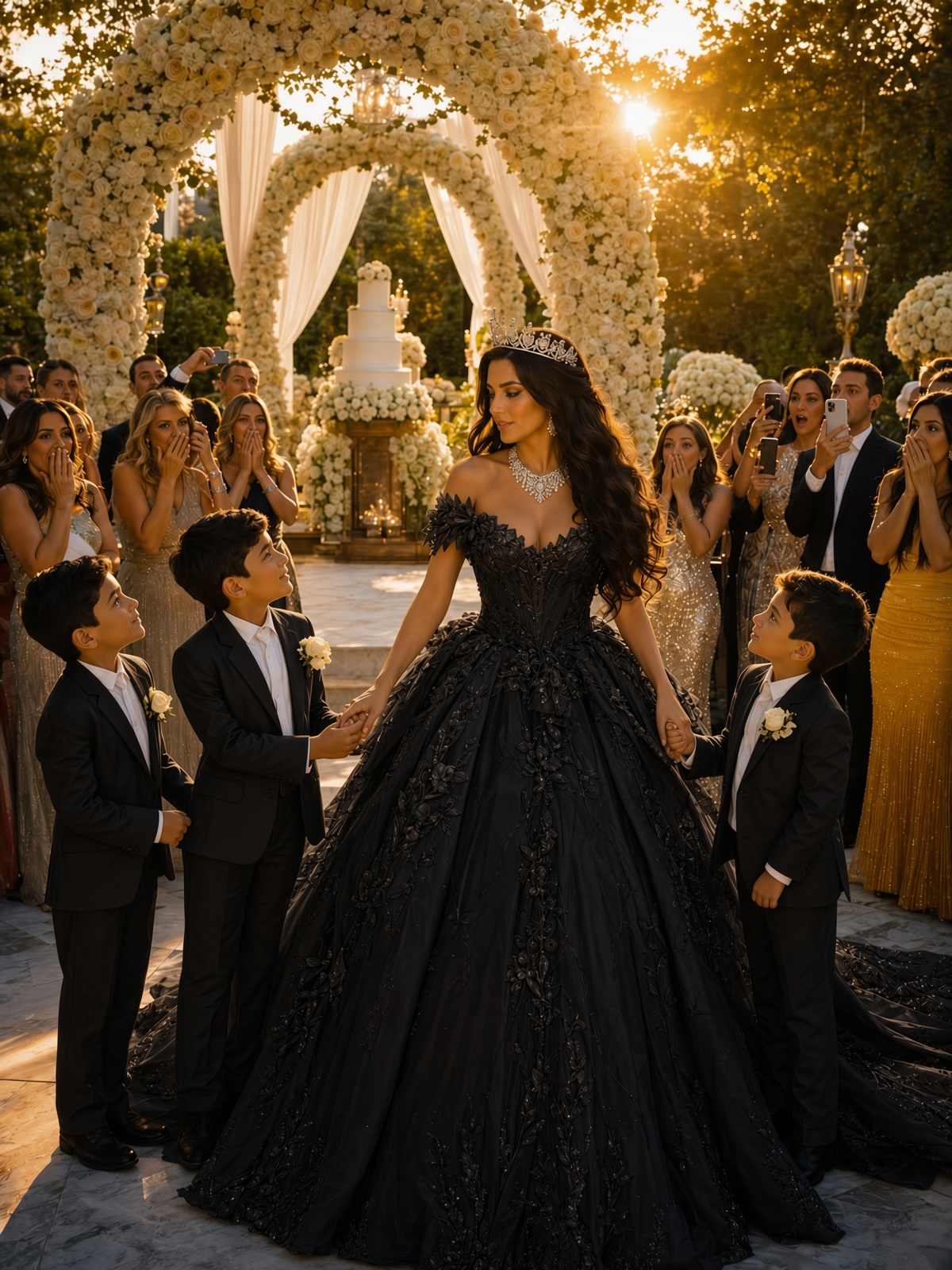 THE TRUTH ARRIVED AT THE WEDDING — THREE LITTLE BOYS WITH HIS EXACT EYES WALKED IN, AND BY THE TIME THE LAWYER OPENED HIS FOLDER, EVERYONE UNDERSTOOD WHOSE INHERITANCE HAD BEEN STOLEN