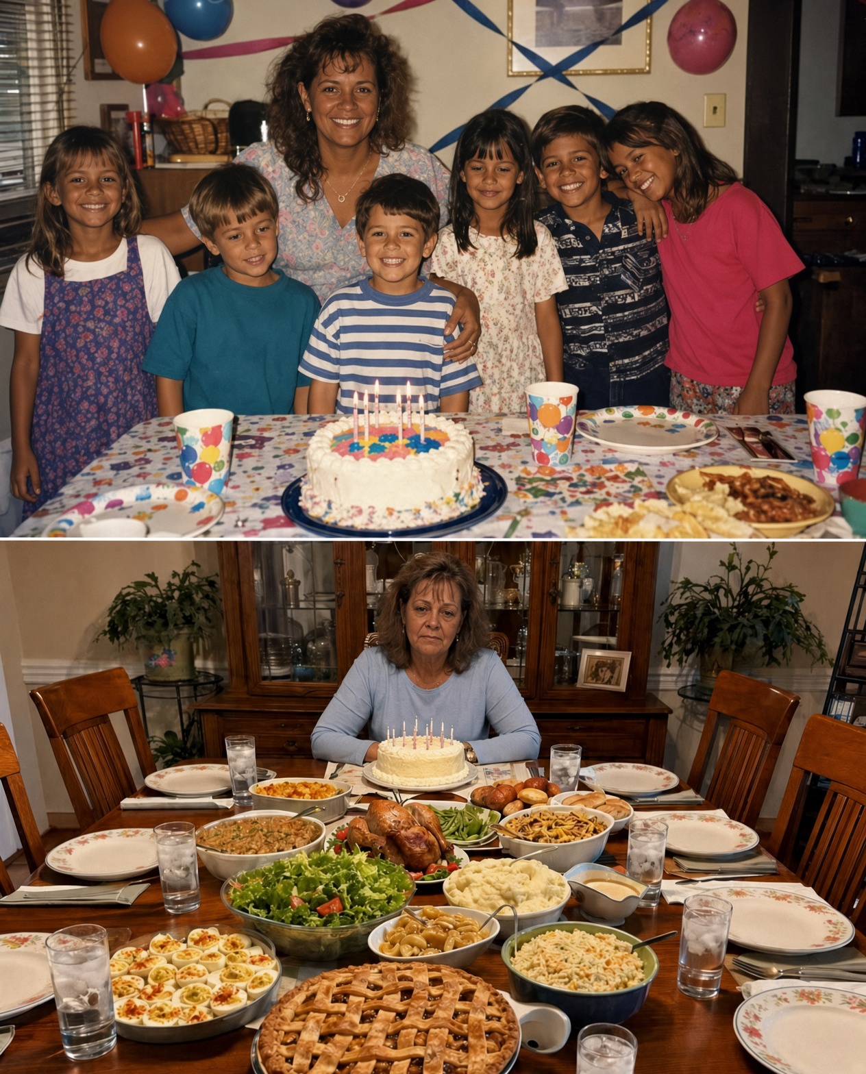 I WAITED 4 HOURS FOR MY 6 CHILDREN TO ARRIVE FOR MY 60TH, BUT THE HOUSE STAYED QUIET — UNTIL A POLICE OFFICER HANDED ME A NOTE THAT FROZE MY HEART