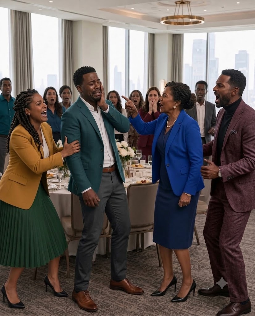 AT THE COMPANY DINNER, MY BOSS’S MOTHER SLAPPED ME AND CALLED ME A NOBODY—THE NEXT MORNING, THE CEO WALKED INTO THE OFFICE AND DISCOVERED WHO I’D SENT MY REPORT TO